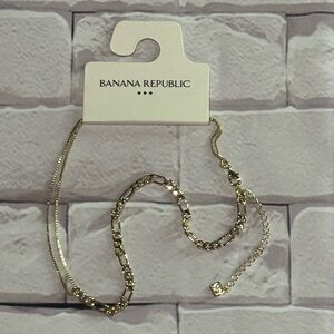 Banana Republic Gold-Tone Chain Necklace